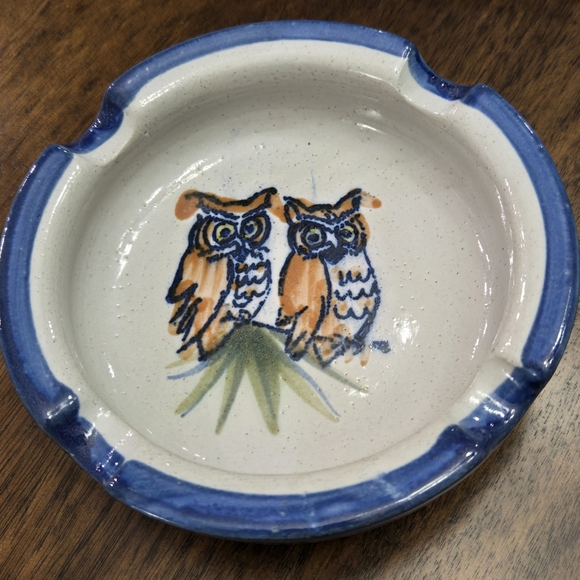 Louisville Stoneware Other - Louisville Stoneware Owls Ashtray Dish Made in Louisville Kentucky